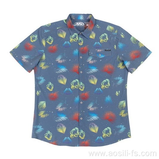 Good sale Men's Polyester Spandex Shirt