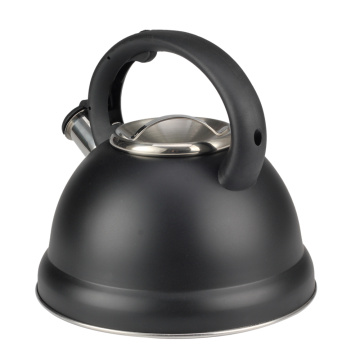 Food Grade Stainless Steel Painting Black Whistling Kettle