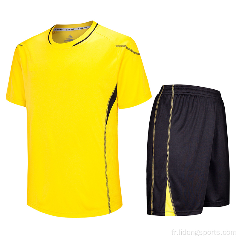 Jersey de football personnalisé Set Football Wear Soccer Uniforme