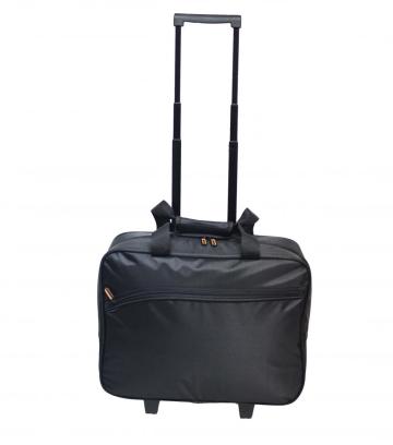 Unisex wheeled trolley laptop business suitcase