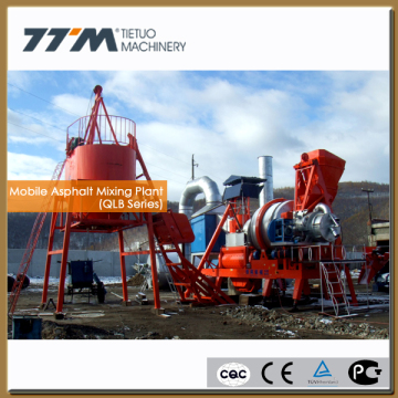 80t/h mobile asphalt equipment, asphalt mixing plant, mobile asphalt plant