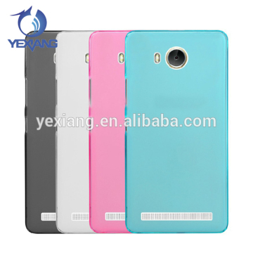 4 Colors Silicone Pudding Matte Back Cover TPU Protector Soft Phone Case for Lenovo A5860