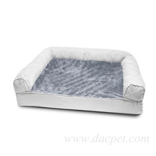 soft memory foam filling reversible pet bed sofa
