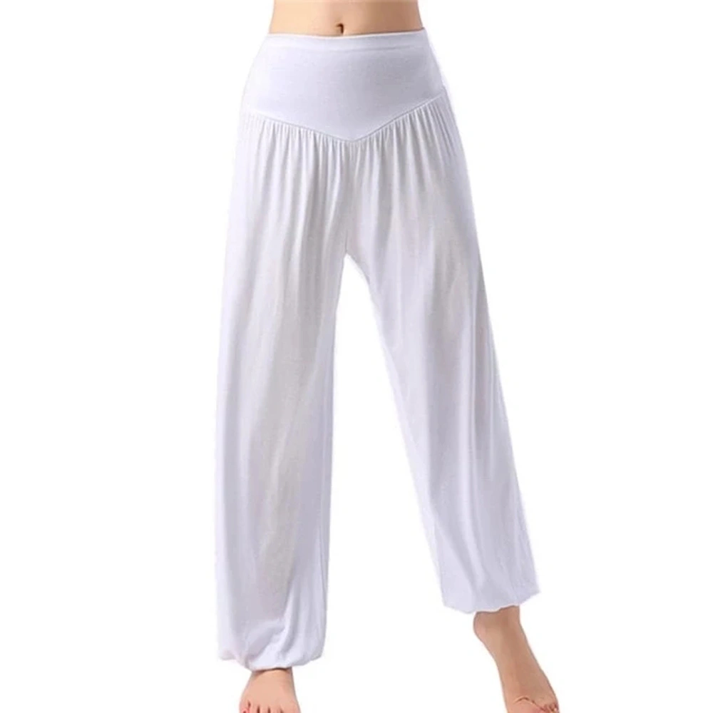 High Waist Dancing Trouser Sport Yoga Soft Lantern Pants