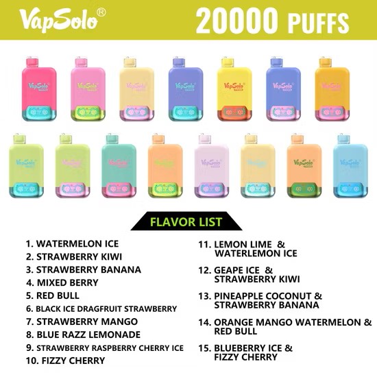 Vapsolo-2-Perisa-dalam-1-Vape-Buang-EU Vapsolo-2-Flavors-in-1-Disposable-Vape-EU