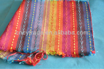 Ne6s carpet yarn recycled cotton blended carpet weaving yarn for colorful carpet yarn