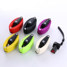 Bike Lock: Folding Metal Chain Cable Safety Lock with 3 Keys