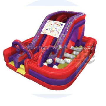 Factory pvc inflatable jumping slide