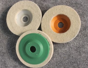 100% Wool Felt Wheels, Polishing Felt Wheels For Marble, Stainless Steel Polishing