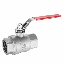 Two-piece ball valve