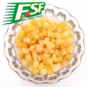 New crop frozen yellow peach diced in stock