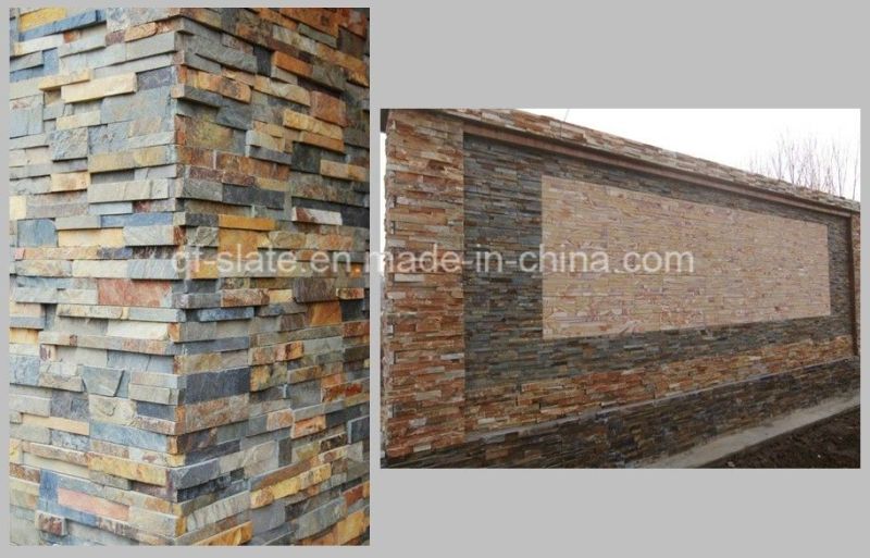 Professional Natural Slate and Quartzite Culture Stone/Stack Stone/Ledge Stone