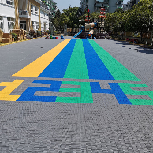 Carrelage extérieur pour jardin d&#39;enfants