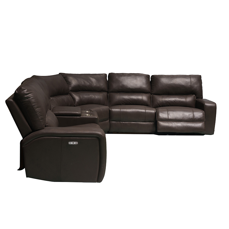 Waterproof And Comfortable Large Leather Corner Sofa