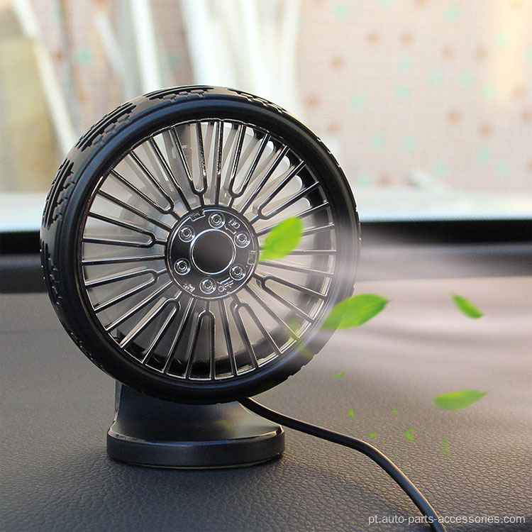 Novo ventilador de luz atmosfera para fã de aircon do carro