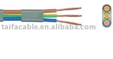 High Recommanded Flat Twin & earth three Core Cables
