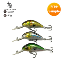 5cm ABS Plastic Crankbait Lure with VMC Hooks