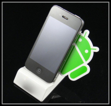 white acrylic phone display,phone display stand