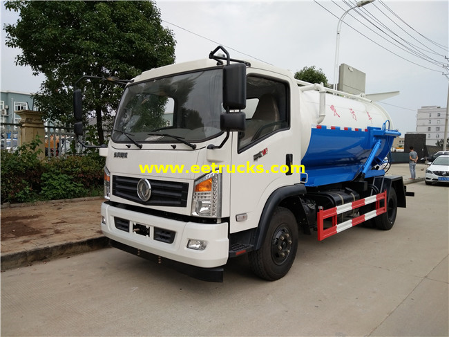 3 Ton 4000L Fecal Suction Trucks