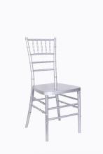 reinforced painted silver resin chiavari chair