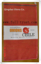 leno mesh bag with label PE Packing bag for vegetables or fruits