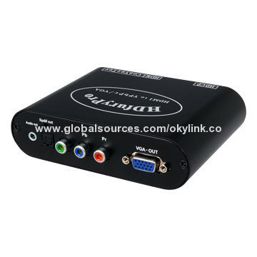 HDMI to VGA converter with two independent HDMI input to avoid the frequent swaps of video sources