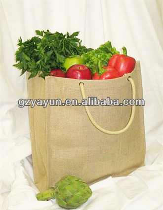 new style jute bag jute shopping bag jute bag100kg foldable shopping bag