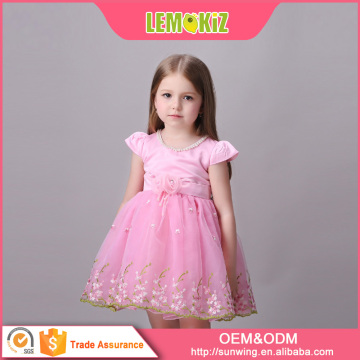 LEMOKIZ Baby Girls Sleeveless New Design Children'S Casual Dresses