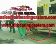 Air caster rigging systems details with pictures