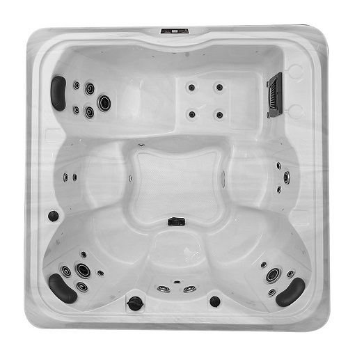 Semi Inground Hot Tub 8 Adults and 3 Baby Outdoor Hot Tub