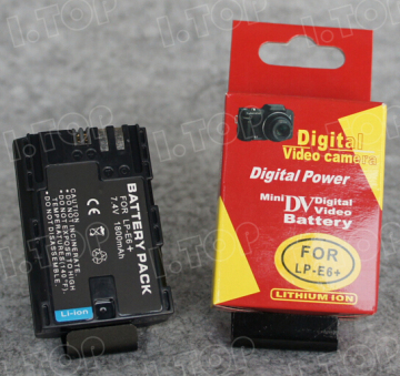 7.4V 1800mAh Camera Battery Pack For Canon LP-E6+ Battery