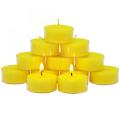 Lemon Scented Yellow Colored Soy Wax Tea Lights