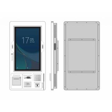 21.5 &#39;&#39; Touchscreen Wandontsteking Kensenloze betaalkiosk met Swipe Magnetic Card Reader