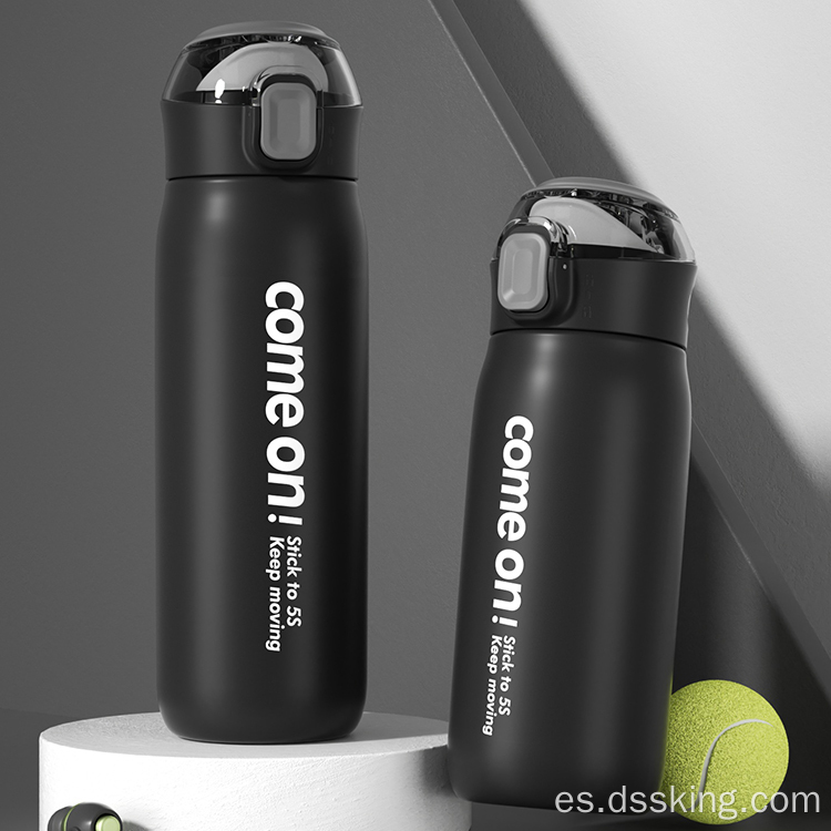 Colorida Fashion Thermos 500ml para viajar un taza de plástico reutilizable