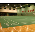 Tapis de terrain de badminton avec système de fermeture à glissière pour événements intérieurs