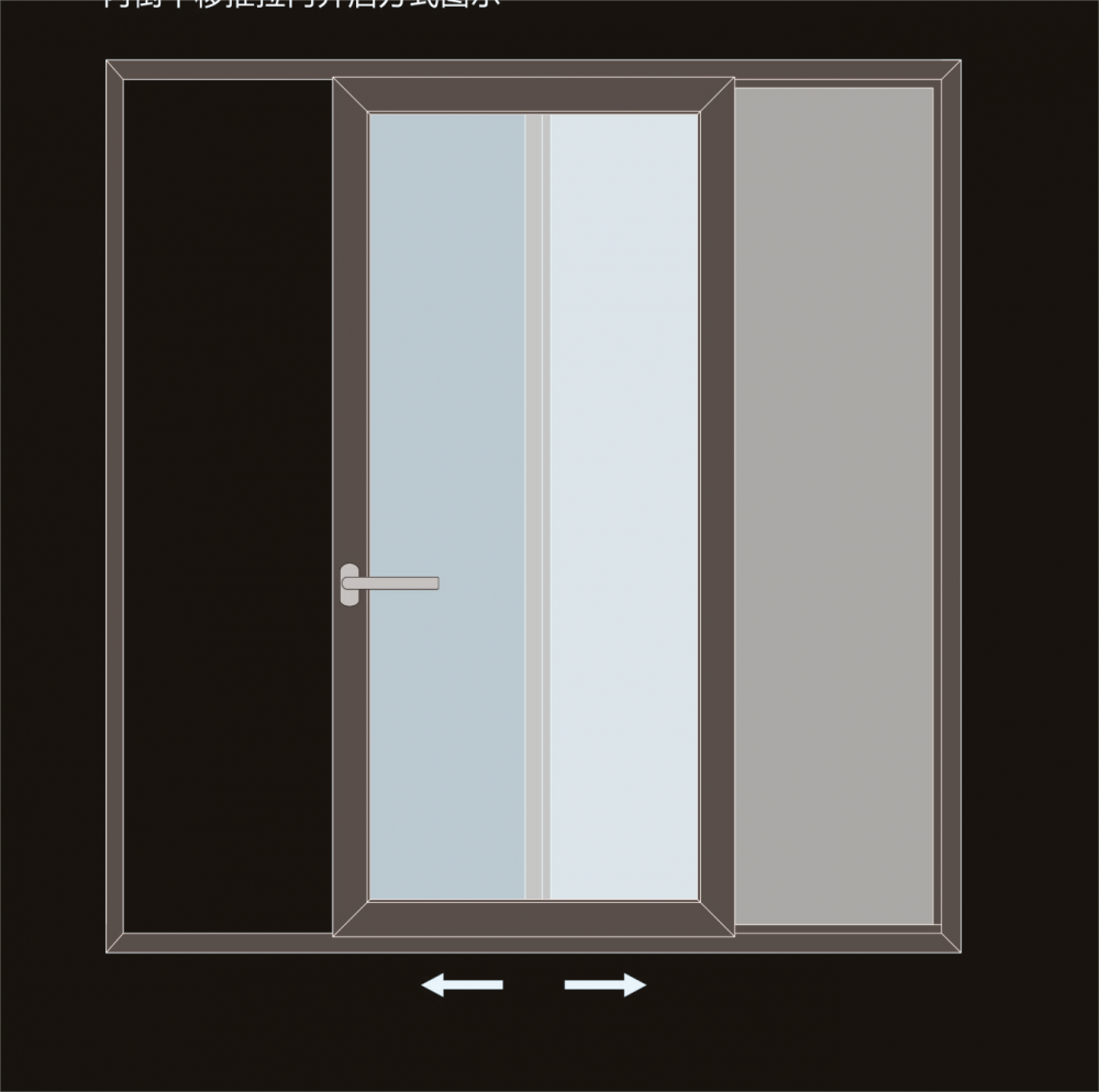 Stuttgart 78 European Standard Aluminum Interior Sliding Door