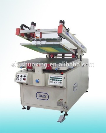 Semi automatic silk screen printier