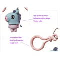 Chất lượng cao Cartoon Horse Keychain Silicone Keyring