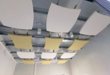 Soundproof Decoration Fibre Glass Ceiling Acoustic Panels