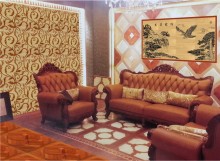 Cherry Wooden Wallboard Parkuet Floor