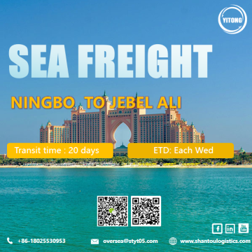 Freight Ocean Sea desde Ningbo a Jebel Ali