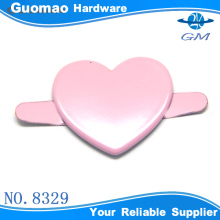 pink heart metal decoration and heart blank plate