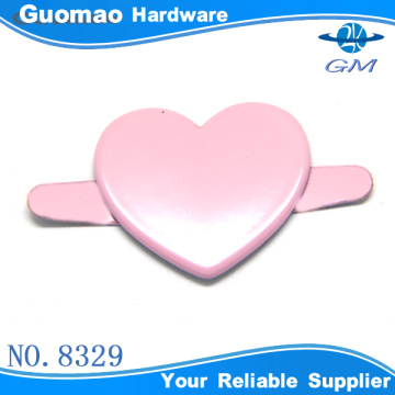 pink heart metal decoration and heart blank plate