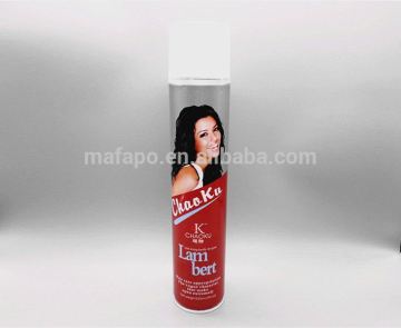 Aerosol hair spray washable hair colour