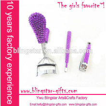 wholesale bling rhinestone cosmetic tool sets