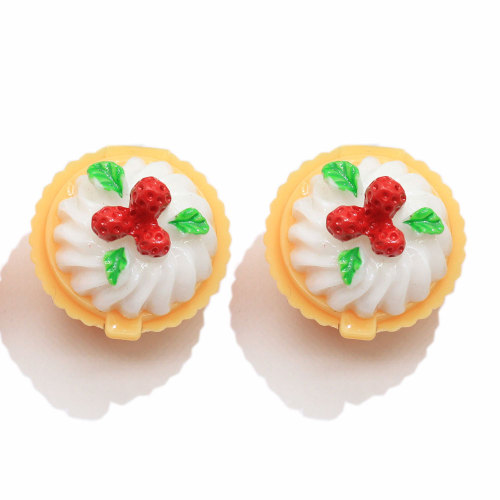 Kawii 31mm Fashion Cake Cabochon Piccola scatola in resina per bambini Accessori regalo Casa delle bambole Gioca con i giocattoli