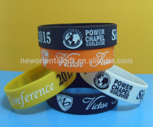 Souvenir silicone wrist bands for Party