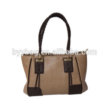 Newest wholesale beige pu hanbag