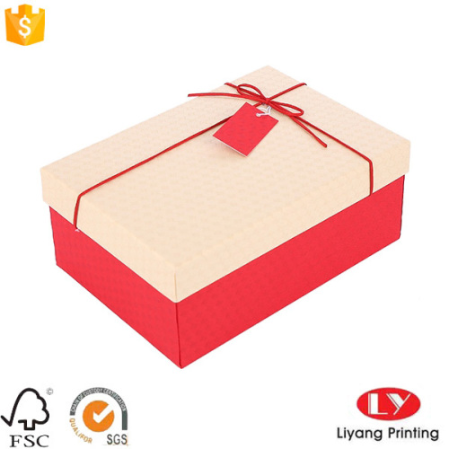 Carta personalizzata Grandi scatole regalo mini con coperchi
