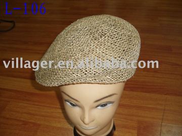 twisted sea grass hat